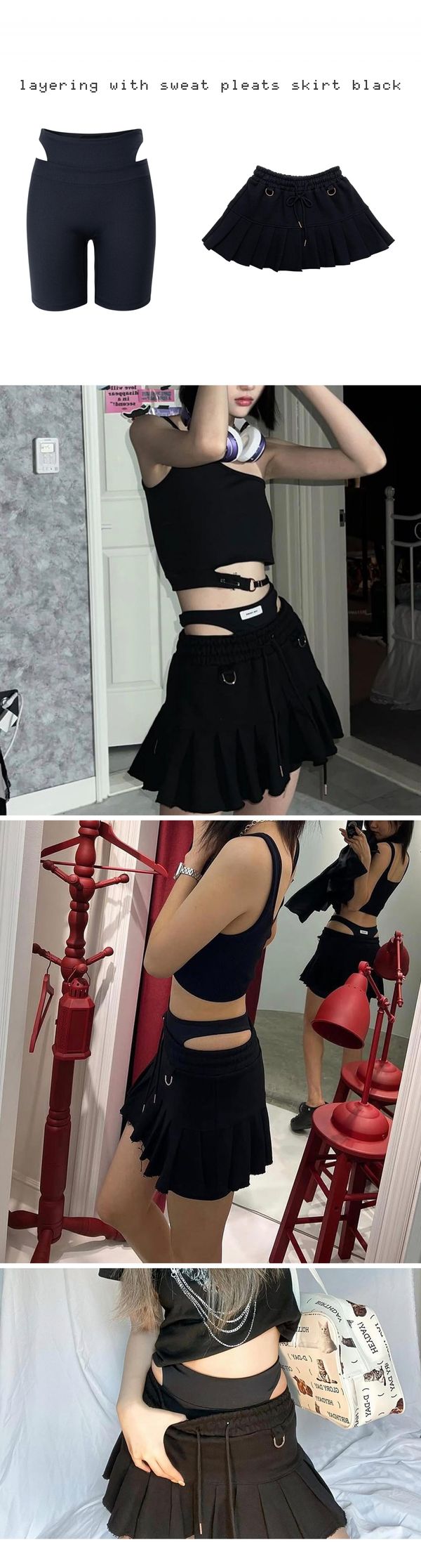 CUTOUT BIKE LEGGINGS