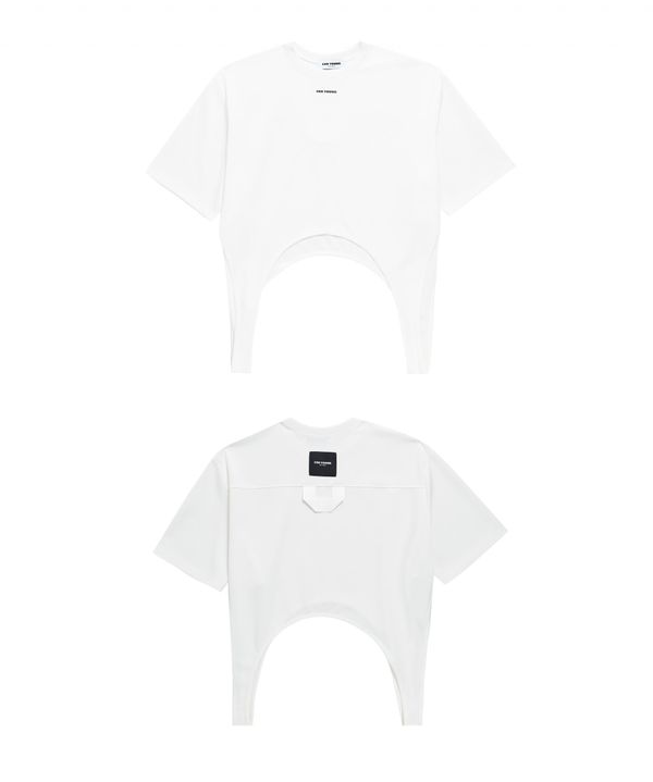 Dual Curve Overlay Top White