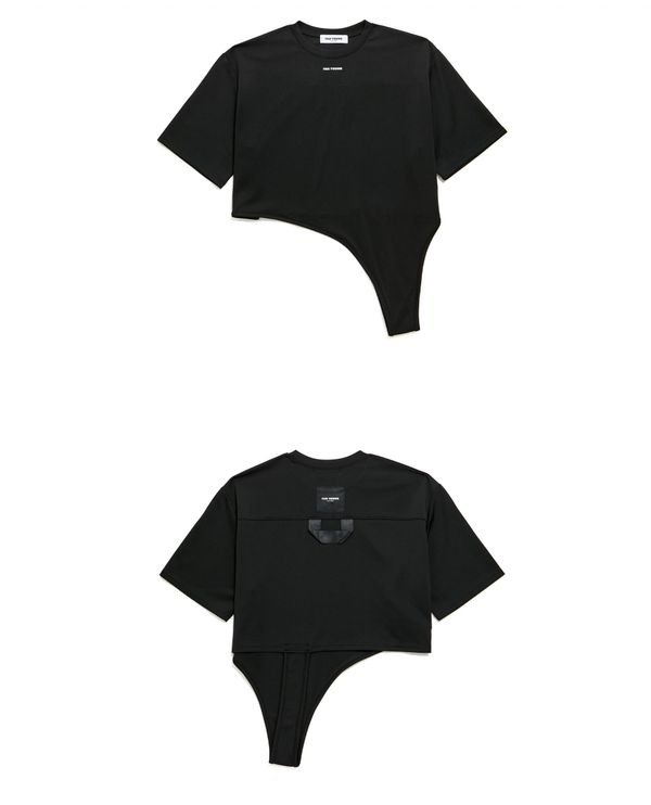 Curve Overlay Top Black